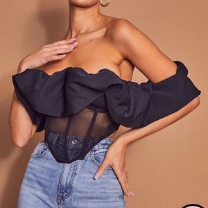 Brand new black corset